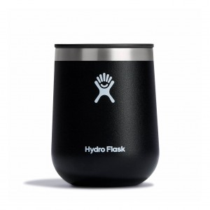 Hydro Flask 10 oz Wine Tumbler Cups & Tumblers Schwarz | 14XMNHFQE