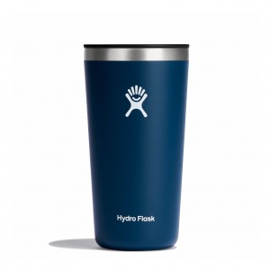 Hydro Flask 20 oz All Around Tumbler Cups & Tumblers Indigo | 43FPUQWXT