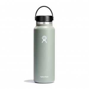 Hydro Flask 20 oz Wide Mouth Bottles Agave | 85GQJFLNZ