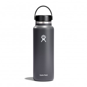 Hydro Flask 20 oz Wide Mouth Bottles Stone | 16SVIMAQG