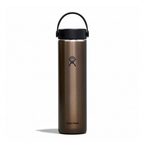 Hydro Flask 24 oz Lightweight Wide Mouth Trail Series Trail Series Schwarz | 47BMWYFZJ