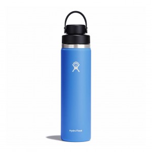 Hydro Flask 24 oz Wide Mouth with Flex Chug Cap Bottles Cascade | 51MAEDHGY