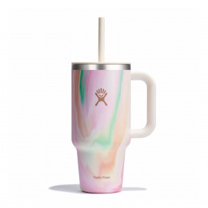 Hydro Flask 32 oz All Around Travel Tumbler Travel Tumbler Sugar Crush | 02PKXTWSE