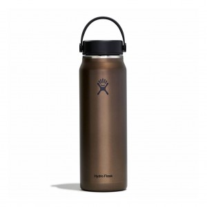 Hydro Flask 32 oz Lightweight Wide Mouth Trail Series Trail Series Schwarz | 74LDKMACI