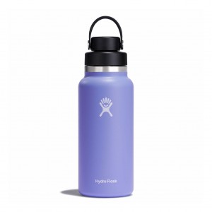 Hydro Flask 32 oz Wide Mouth with Flex Chug Cap Bottles Lupine | 52XOLNJDW