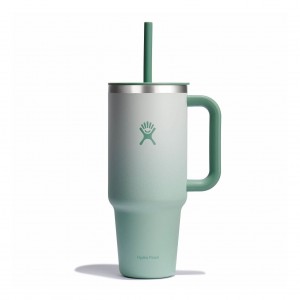 Hydro Flask 40 oz All Around Travel Tumbler Travel Tumbler Matcha Ombre | 70RWYTGFZ