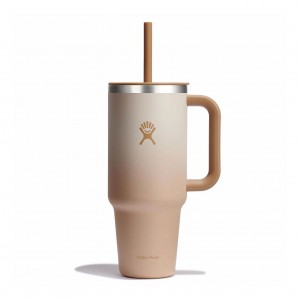 Hydro Flask 40 oz All Around Travel Tumbler Travel Tumbler Honey Ombre | 10KOFYPAL