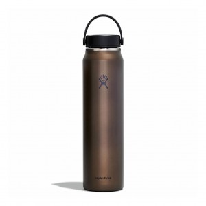 Hydro Flask 40 oz Lightweight Wide Mouth Trail Series Trail Series Schwarz | 57ESDTZYK