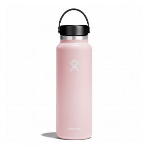 Hydro Flask 40 oz Wide Mouth Bottles Trillium | 15UPTBDIX
