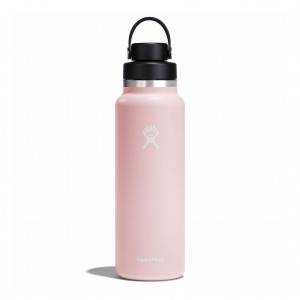 Hydro Flask 40 oz Wide Mouth with Flex Chug Cap Bottles Trillium | 38DXIPEVU