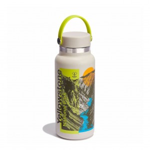 Hydro Flask National Park Foundation 32 oz Wide Mouth Bottles Yellowstone | 01XUGECSA
