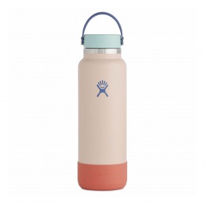 Hydro Flask Tilly's Special Edition 40 oz Wide Mouth Bottles Cotton Candy | 61HGTLQDF